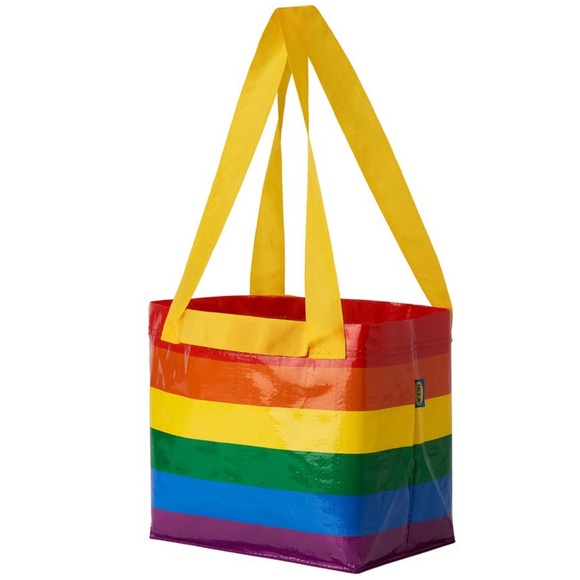 Lot of 4 IKEA Storstomma Small Tote Bag Rainbow Reusable Shopper Pride LGBTQ NWT - Picture 13 of 13